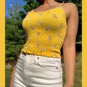 yellow summer tank